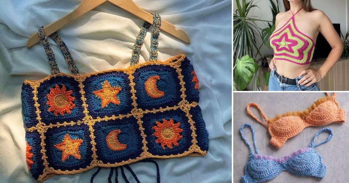 crochet celestial top