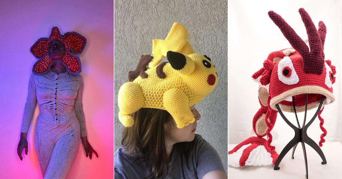 crochet character hats