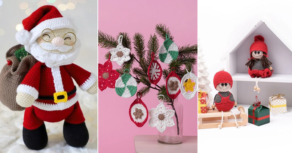 crochet christmas free