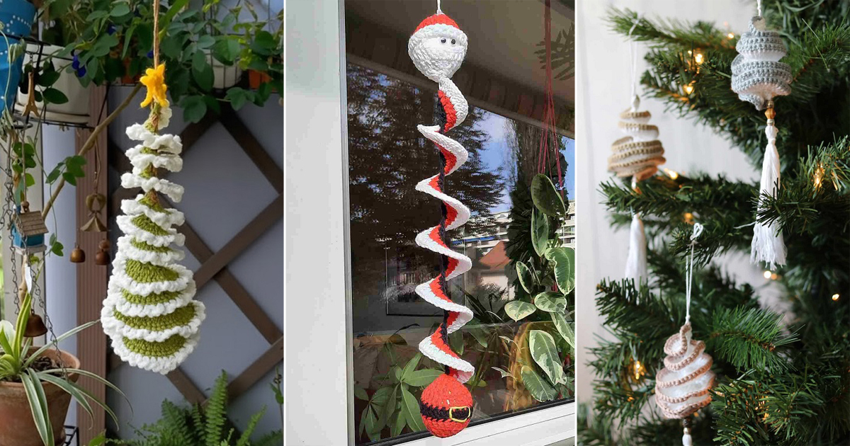 crochet christmas wind