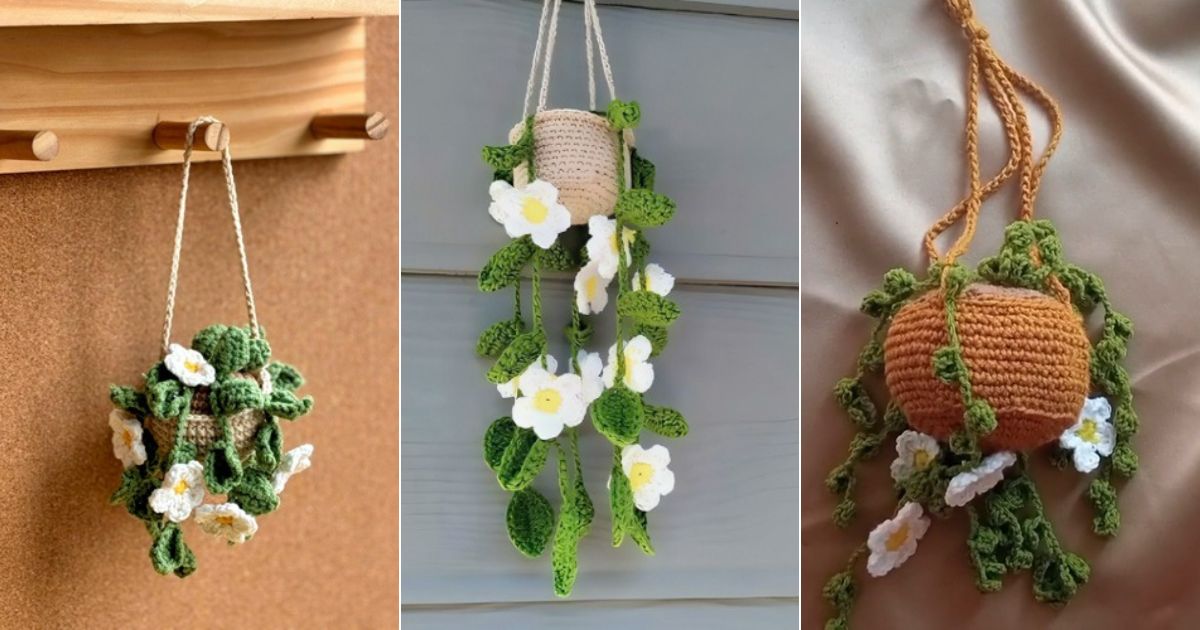 crochet daisy vining