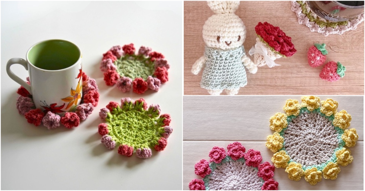 crochet flower bouquet