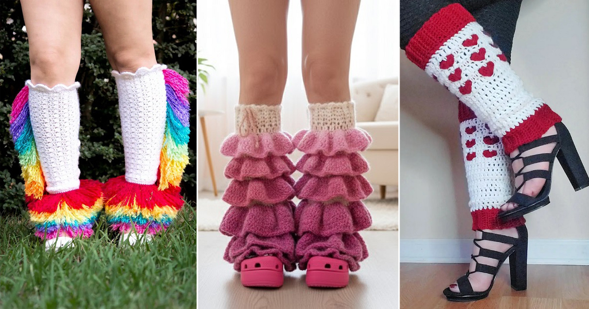 9 Crochet Kawaii Leg Warmer Free Patterns 4 crochet kawaii leg