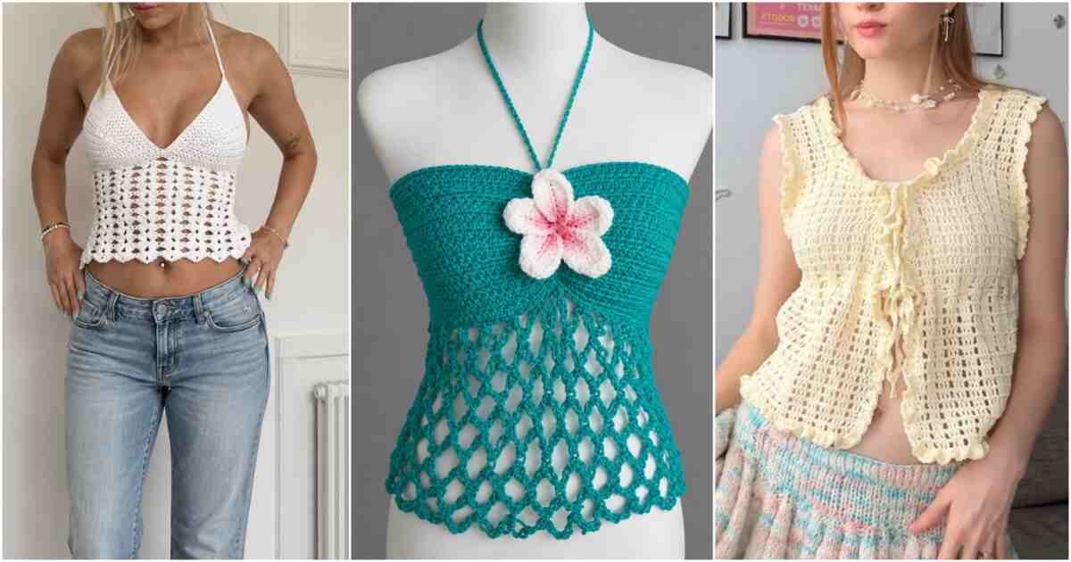 crochet lacy summer