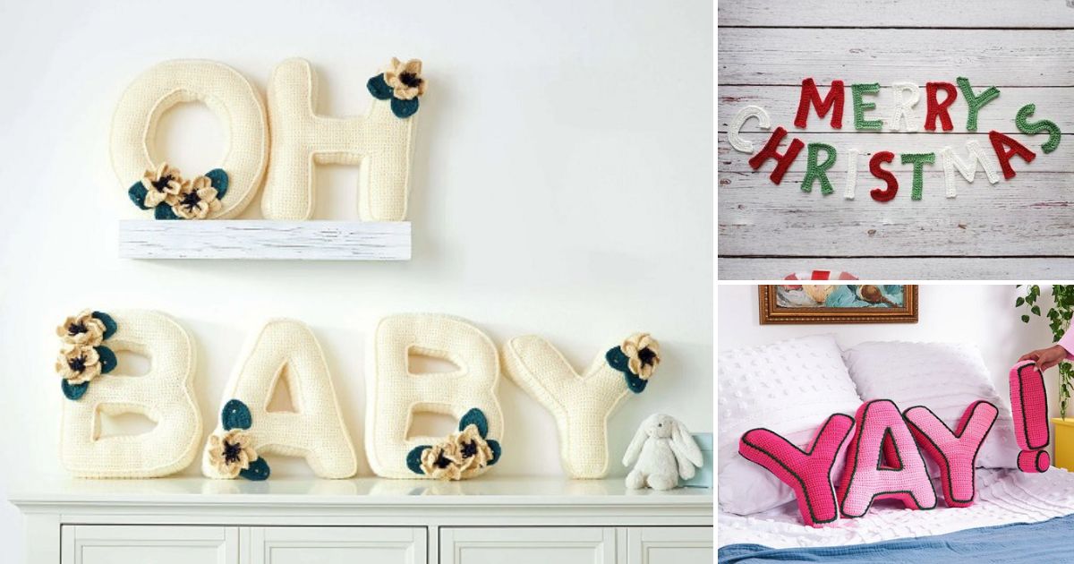 crochet letters words