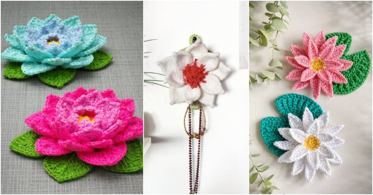 crochet lotus home