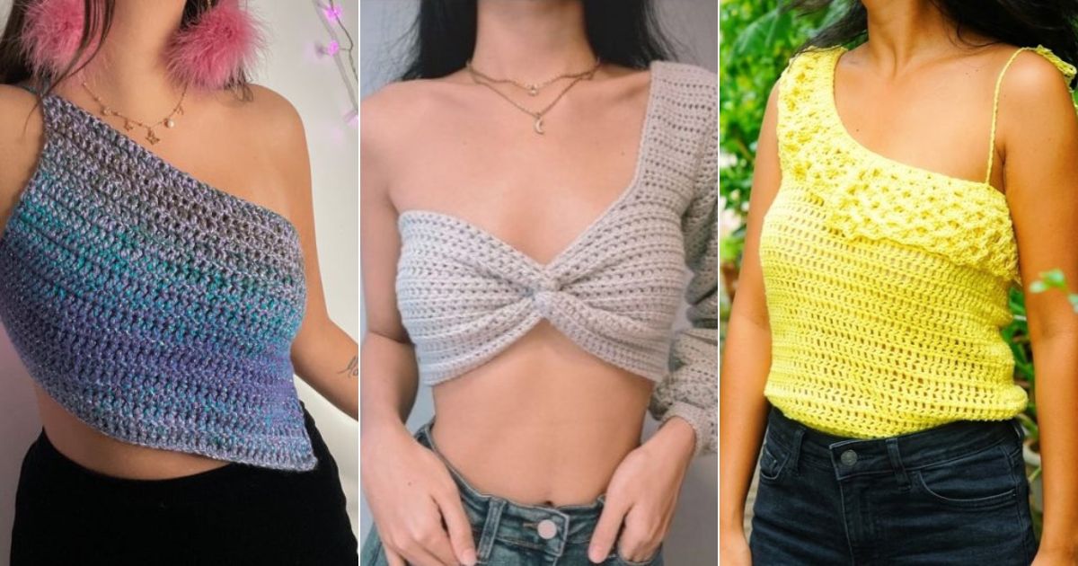 crochet one shoulder