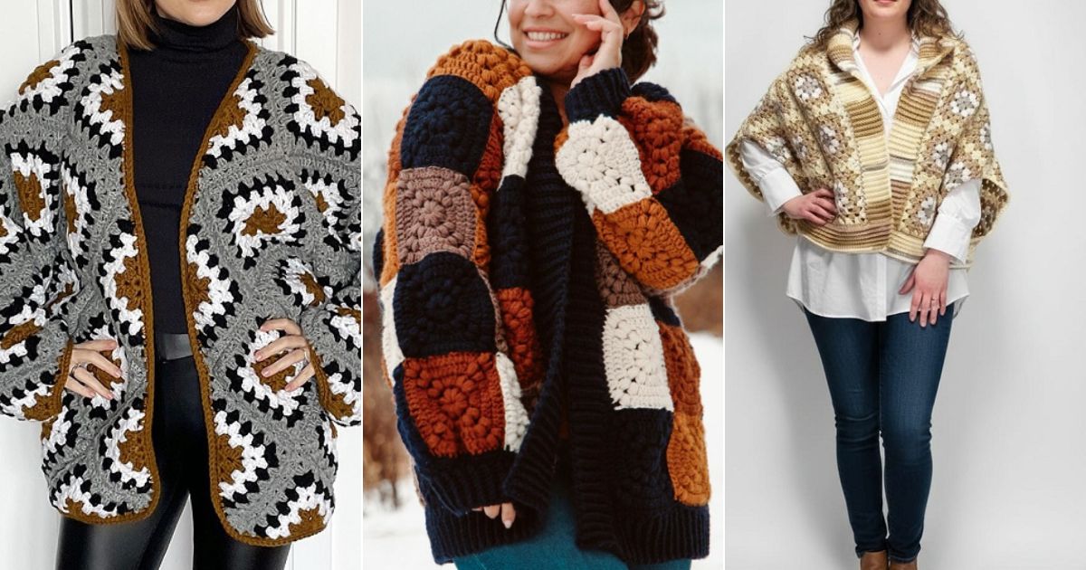 crochet oversized granny