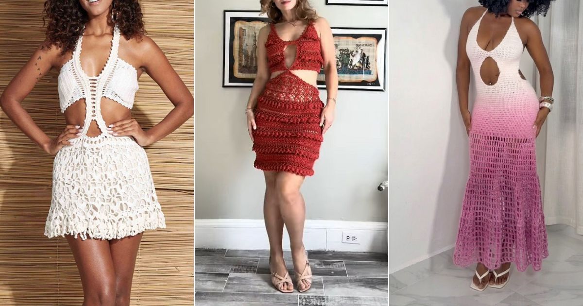 crochet peekaboo summer