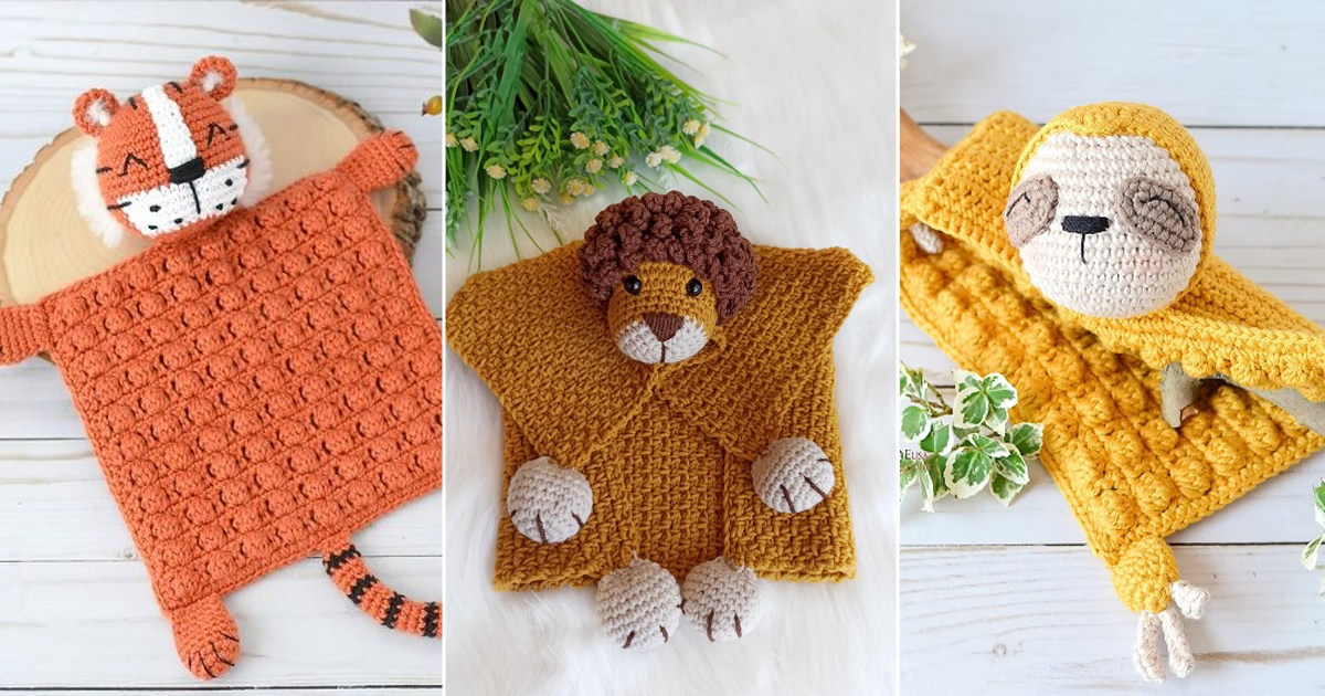 crochet security blanket