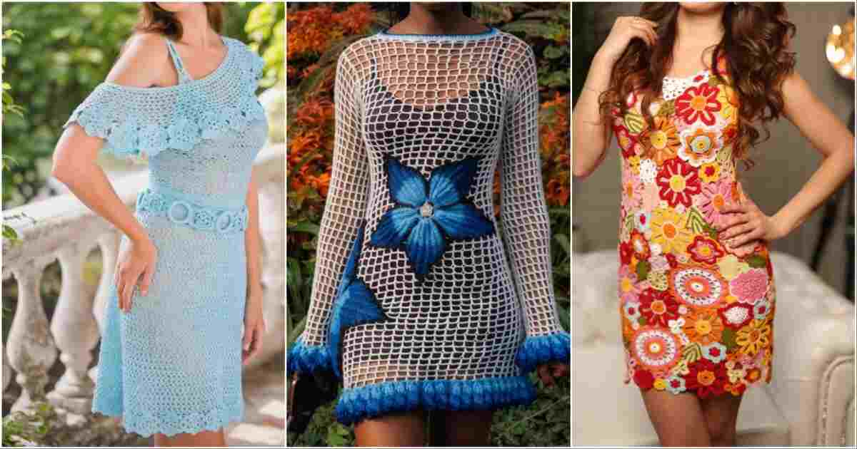 crochet summer floral