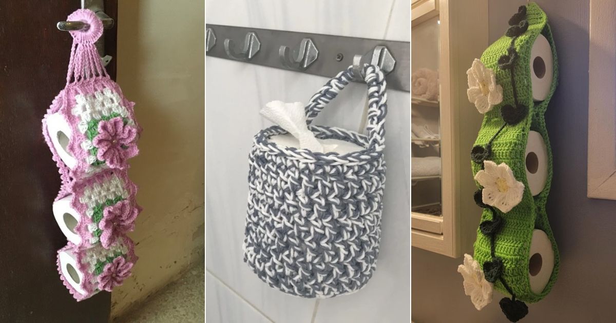 crochet hanging toilet