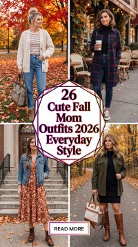 26 Cute Fall Mom Outfits 2026 Effortless Everyday Style Ideas 7 cute fall mom