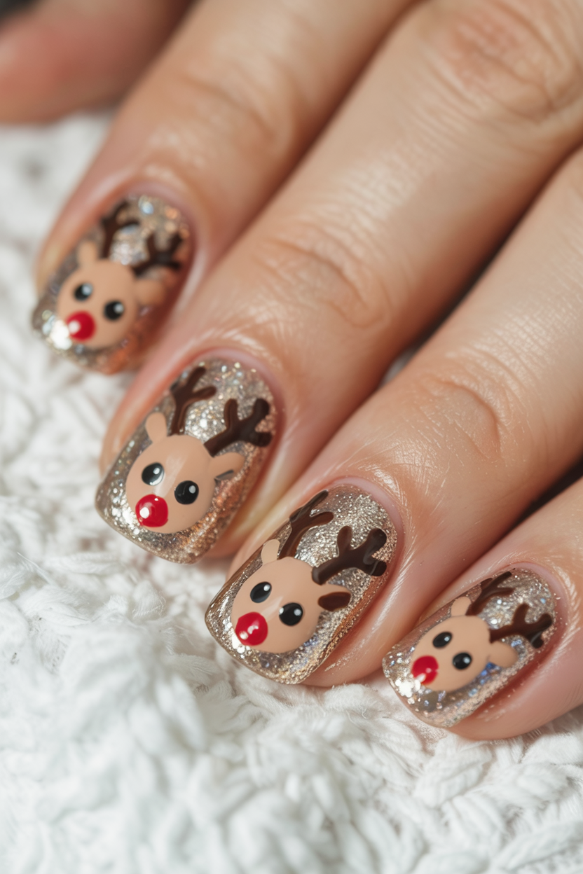 20 Fun Christmas Nails 2025 to Add Cheer and Personality 3 fun christmas nails