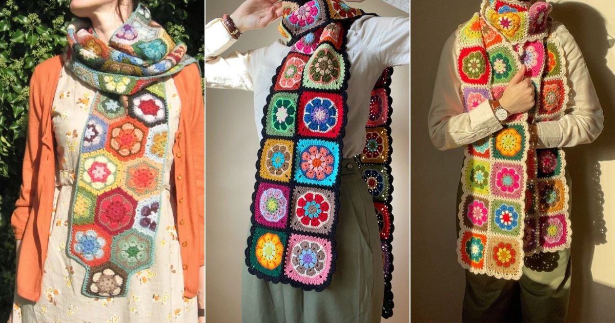african flower scarf