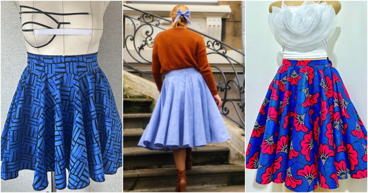 double circle skirt