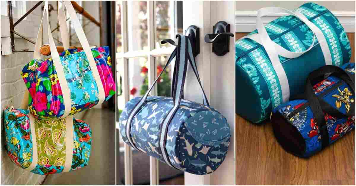 7 Duffel Bag Free Sewing Patterns 10 duffel bag free