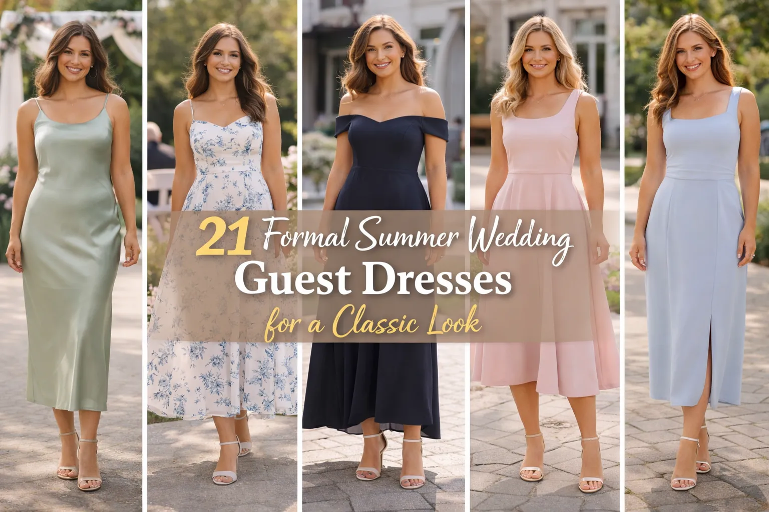 formal summer wedding