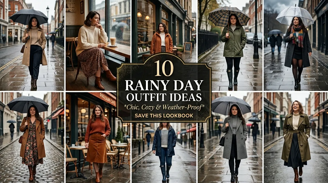 rainy day outfit