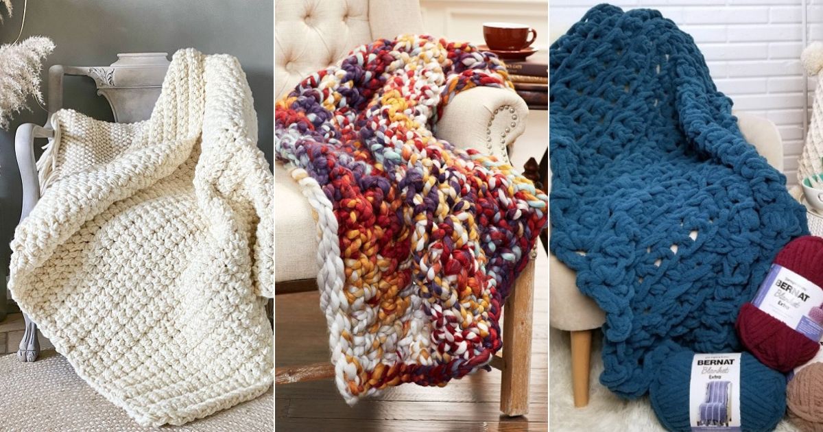 finger crochet blanket