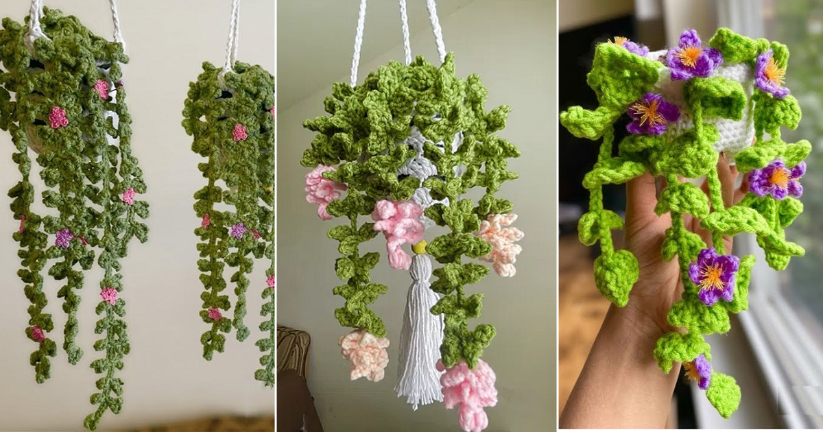 Free Crochet Flowering Vines Patterns for a Blooming Look 2 free crochet flowering