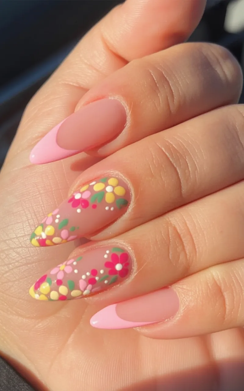 spring birthday nails