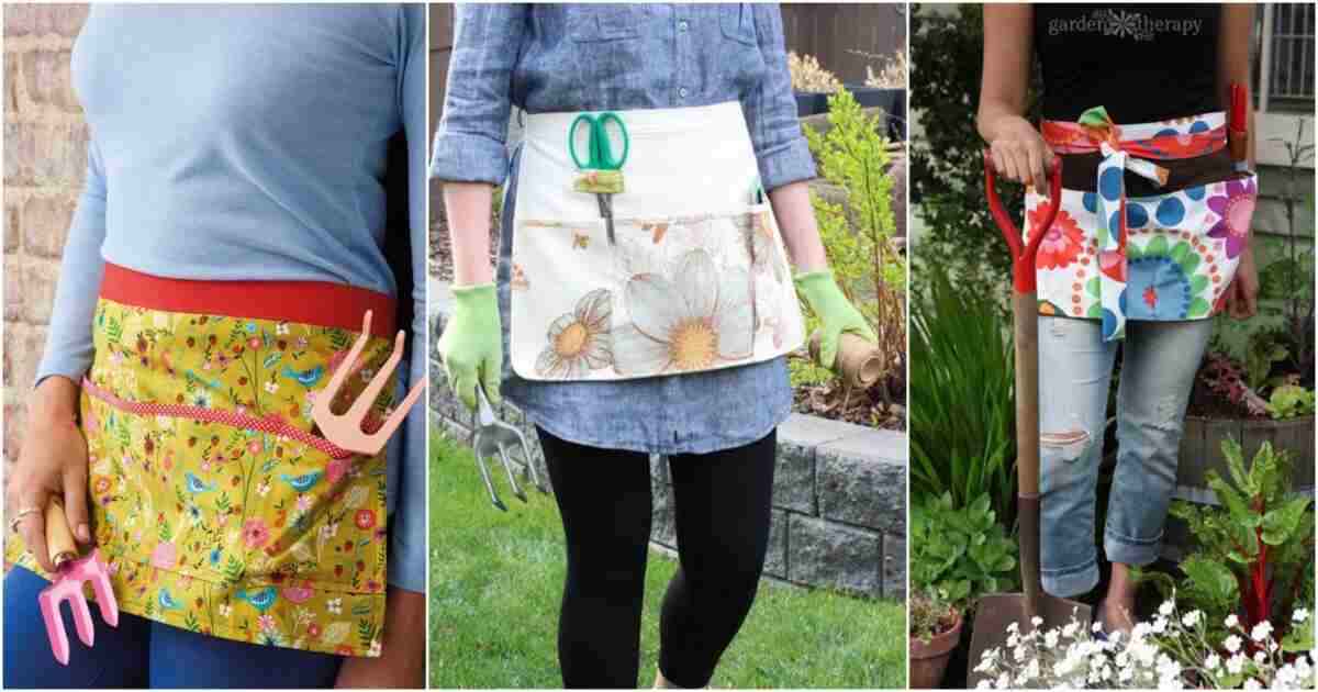 7 Garden Apron Free Sewing Patterns 3 garden apron free