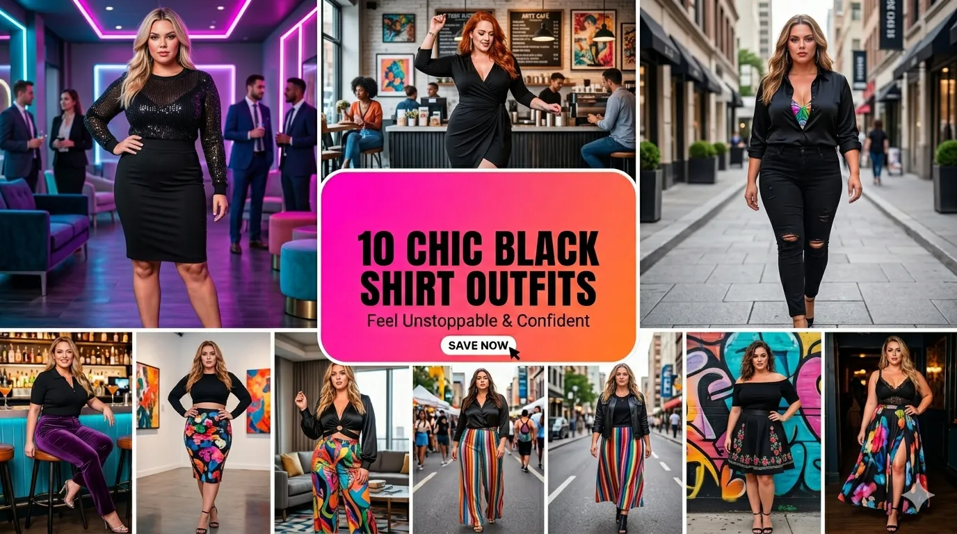 chic black shirt