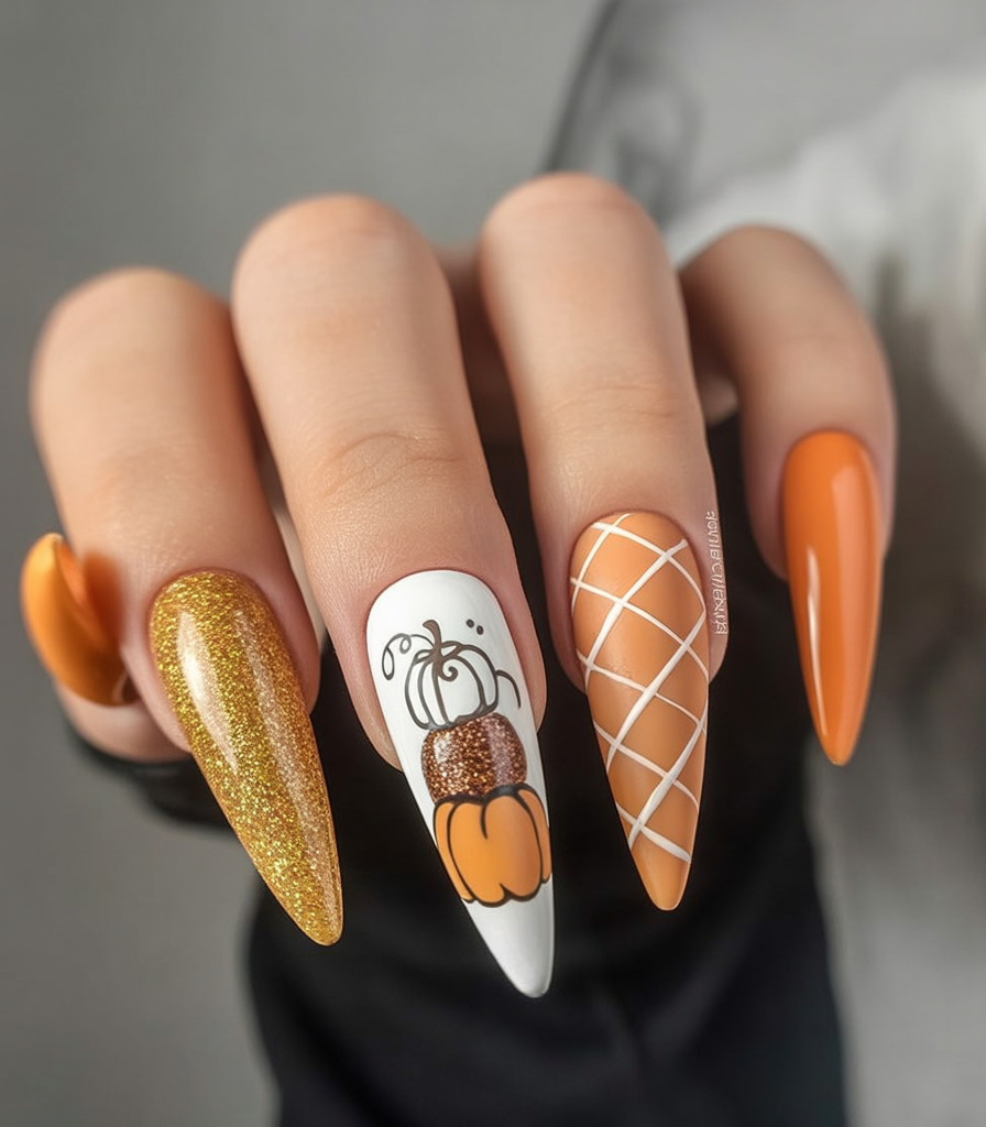 22 Gorgeous Fall Nails to Try in 2025: Seasonal Colors, Cute Designs & Cozy Inspo 6 gorgeous fall nails