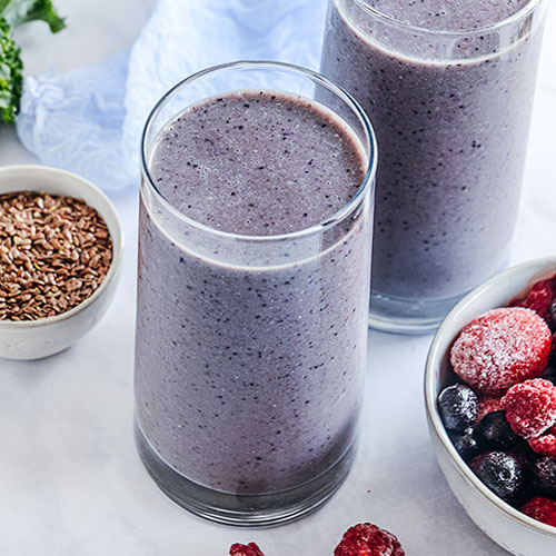 Mixed Berry Hormone Balancing Smoothie For Ovulation Support 5 mixed berry hormone