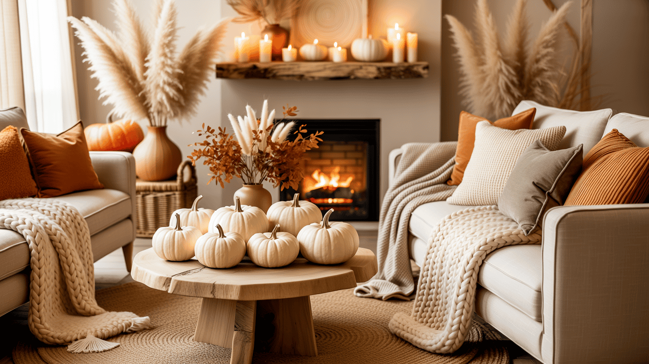 neutral fall decor