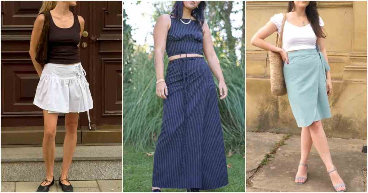 9 Linen Wrap Skirt Free Sewing Patterns 8 linen wrap skirt