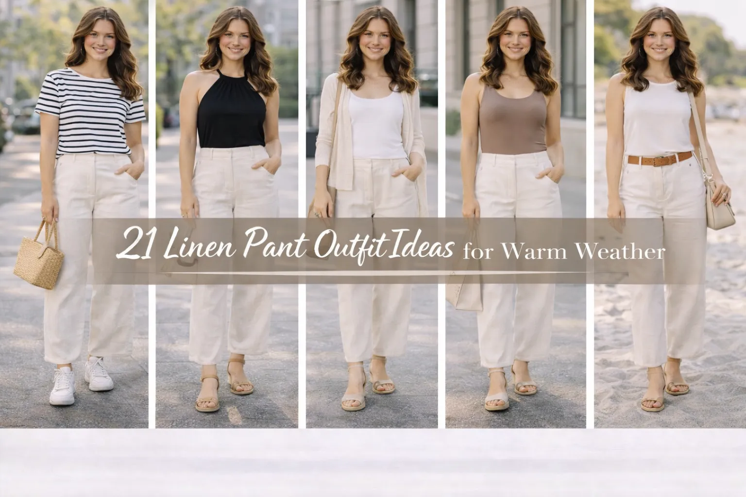 linen pant outfit