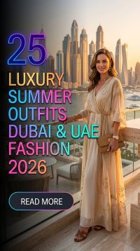 25 Luxury Summer Outfits Inspired by Dubai & UAE Fashion 2026 Elegant Looks for Women 9 luxury summer outfits