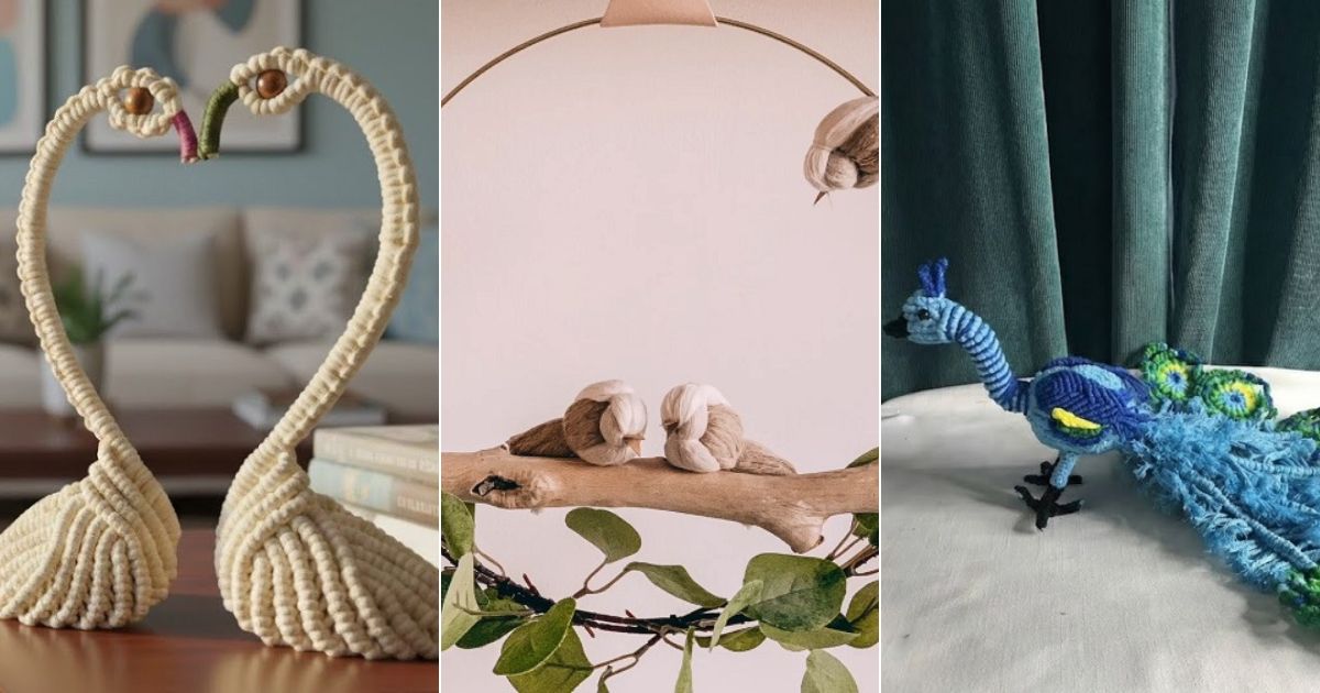 macrame bird free