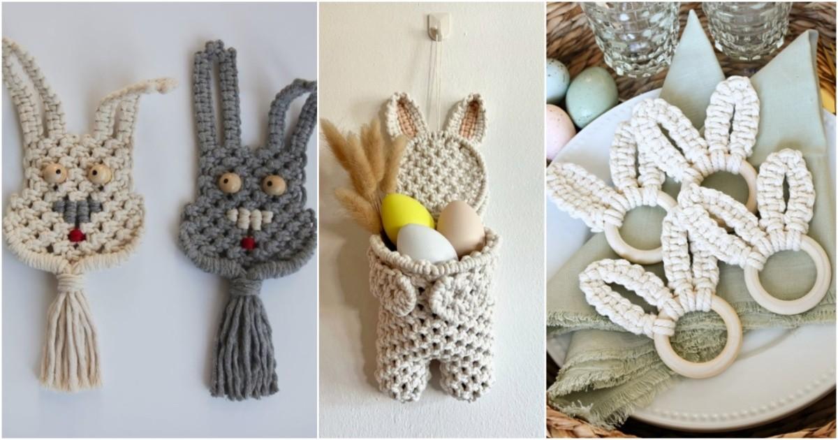 macrame easter home