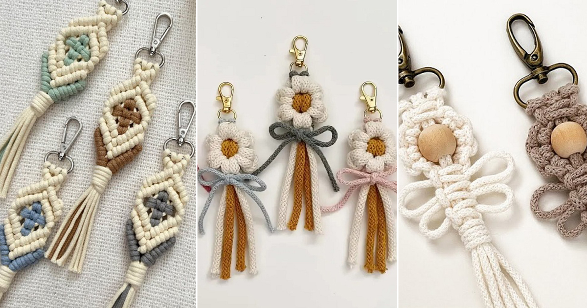 Macrame Keychain