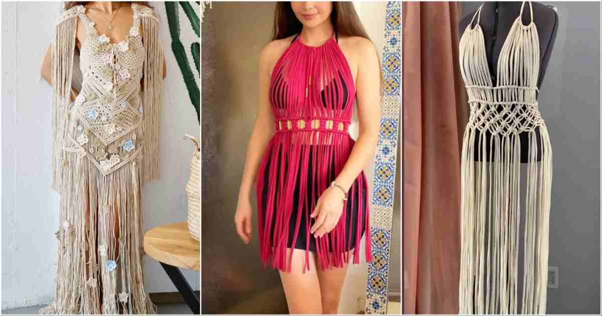 5 Macrame Summer Dresses Free Patterns 4 macrame summer dresses