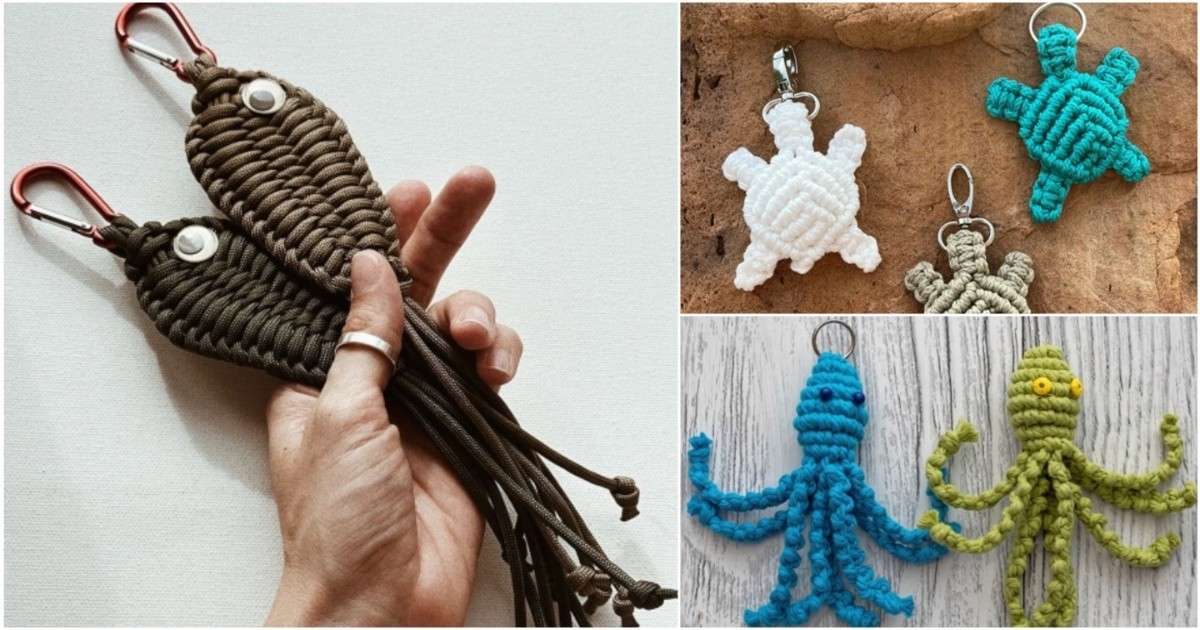 macrame sea creature