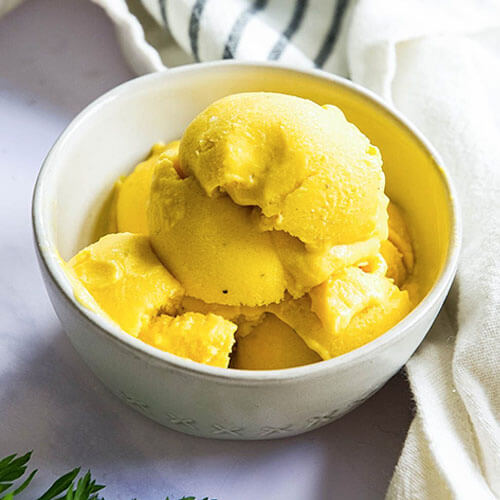 No-Churn Mango Turmeric Ice Cream (Dairy-Free, Paleo) 7 nochurn mango turmeric