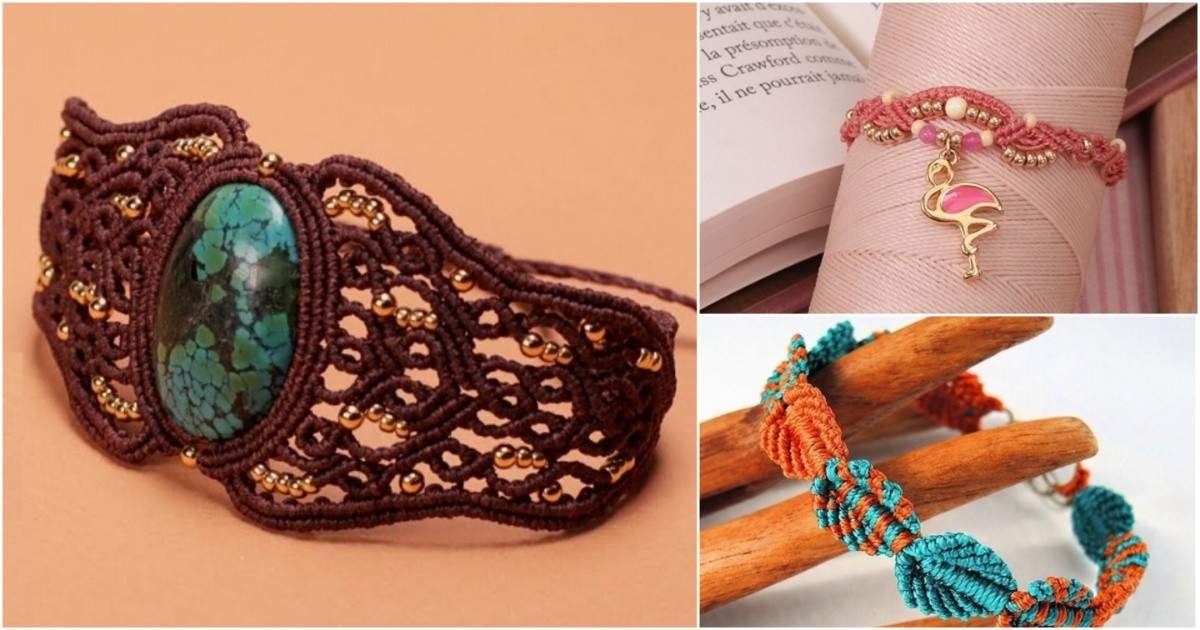 8 Micro Macrame Bracelet Free Patterns 1 micro macrame bracelet