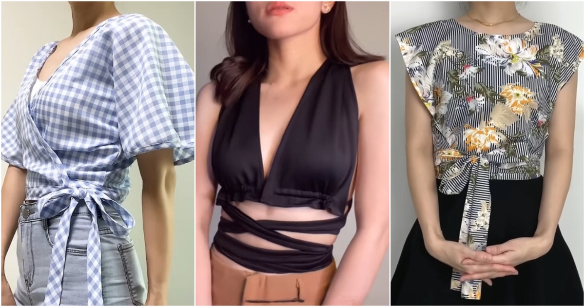10 Summer Wrap Top Sewing Free Patterns 2 summer wrap top