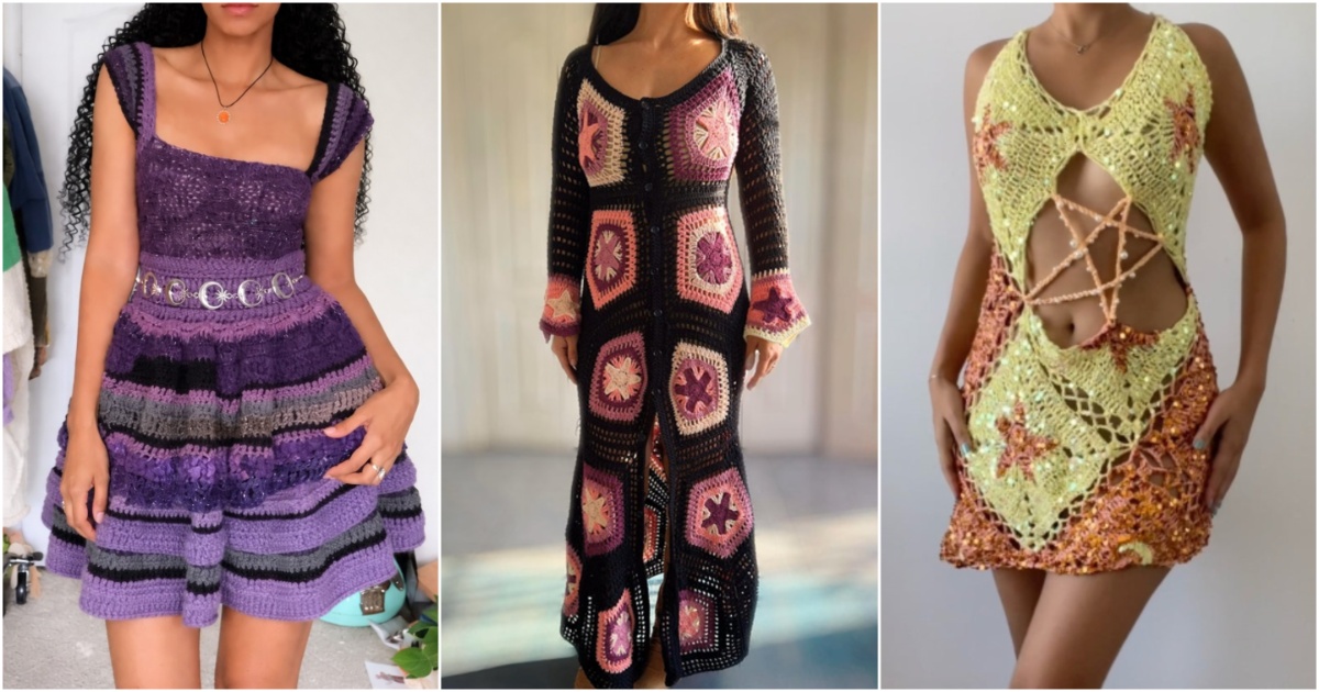 5 Crochet Celestial Dress Free Patterns 8 crochet celestial dress