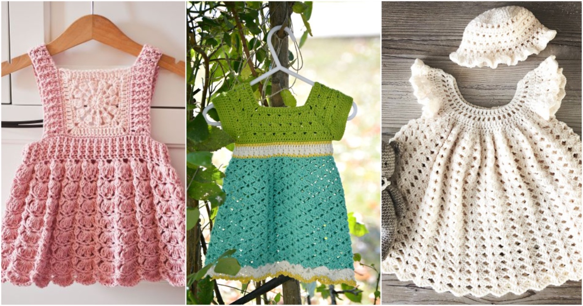 12 Crochet Baby Summer Dress Free Patterns 6 crochet baby summer