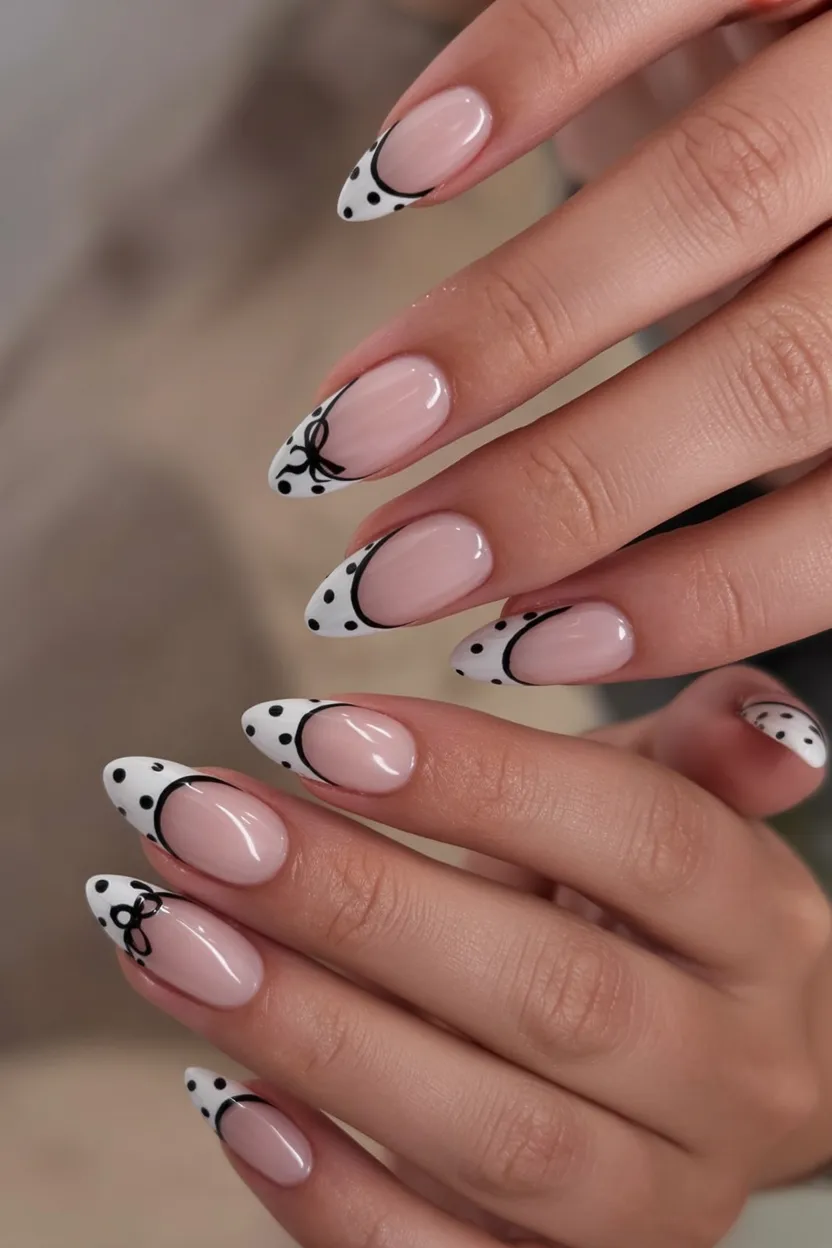 almond acrylic nails