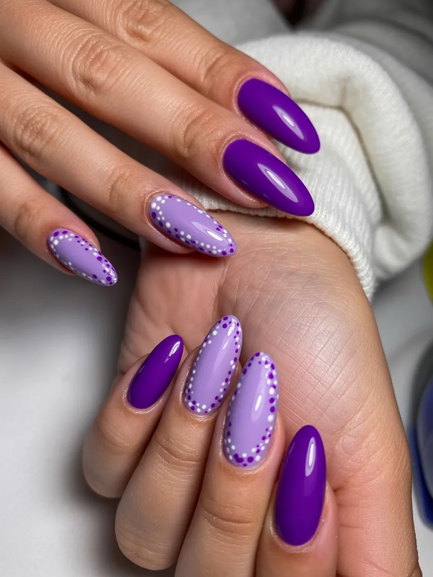 fresh stylish purple