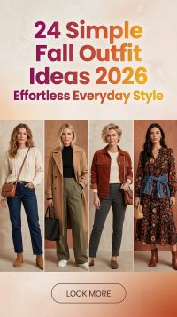 24 Simple Fall Outfit Ideas for Women 2026 Effortless Everyday Style 3 simple fall outfit