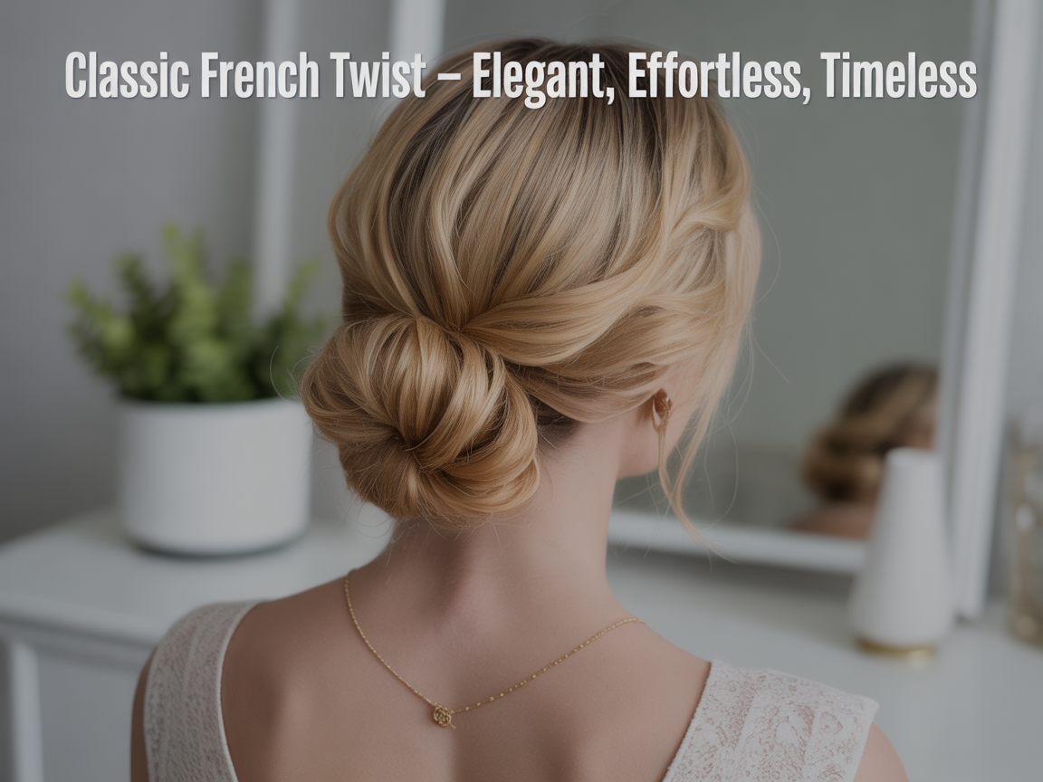 french twist stepbystep
