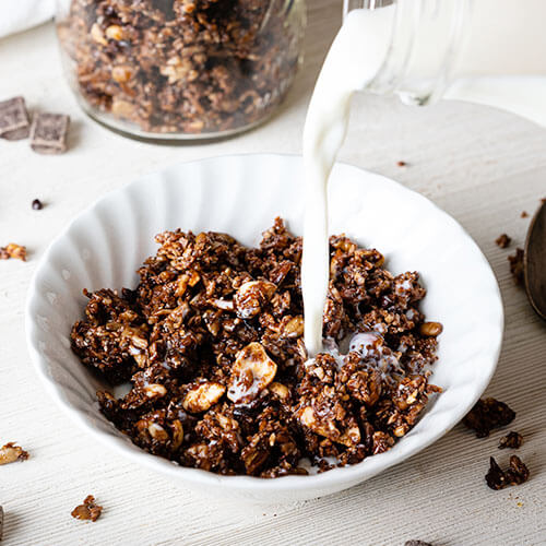 Chocolate Paleo Granola (raw with living enzymes!) 6 chocolate paleo granola