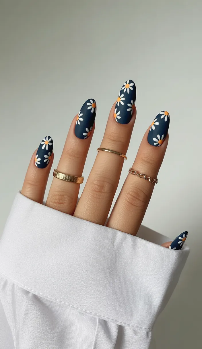 dark spring nails